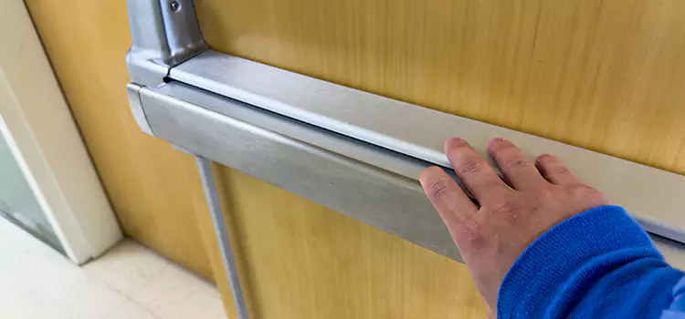 Installing a Push Bar on a Door Stockton